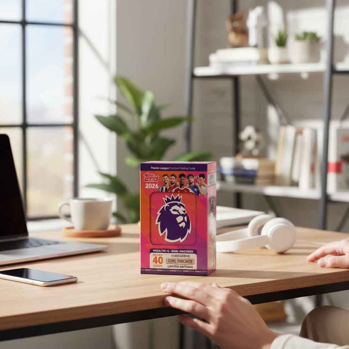 توبس الدوري الإنجليزي الممتاز 2025/26 علبة ميغا معدنية متنوعة – لعبة بطاقات