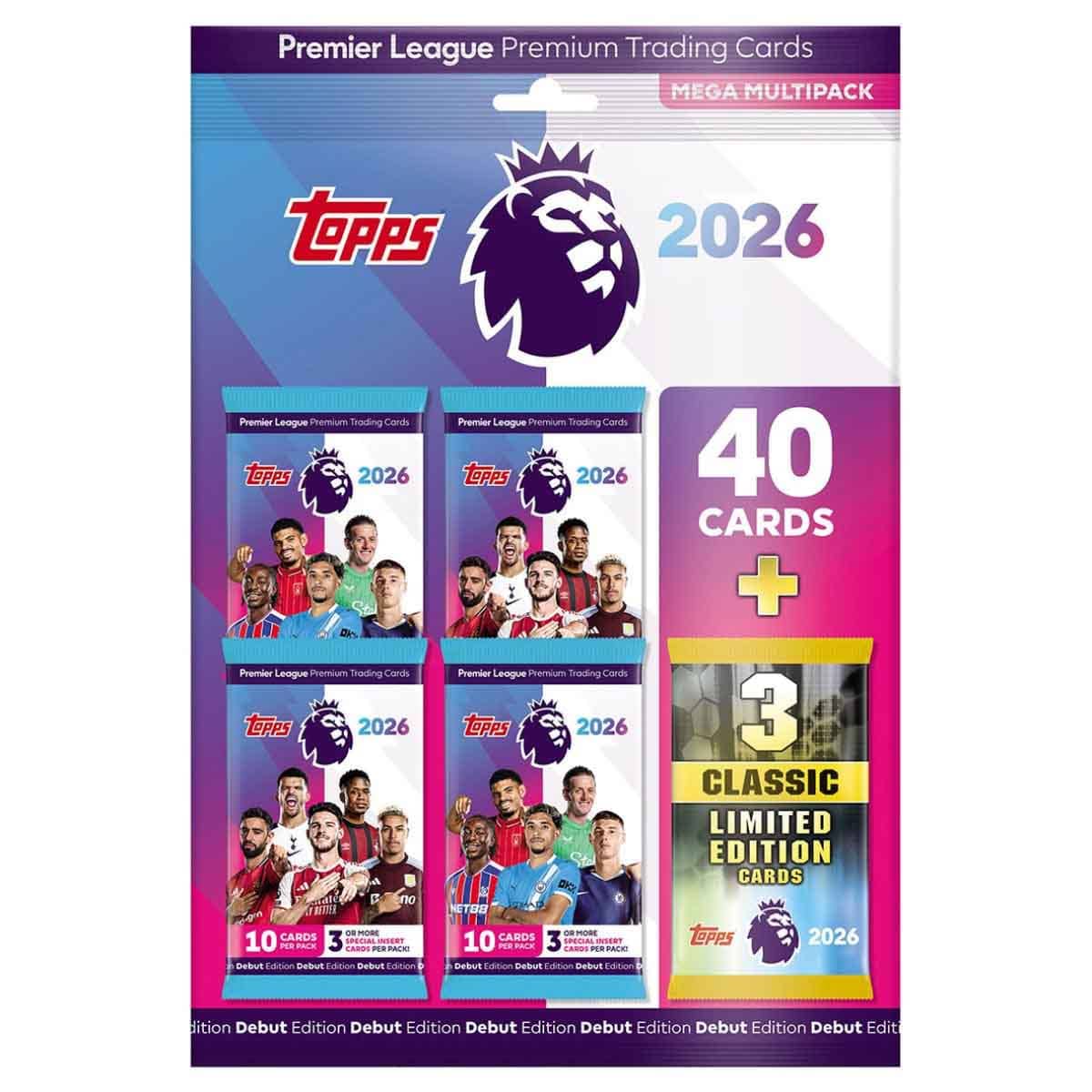توبس الدوري الإنجليزي الممتاز 2025/26 باكيت ميغا متعدد – لعبة بطاقات