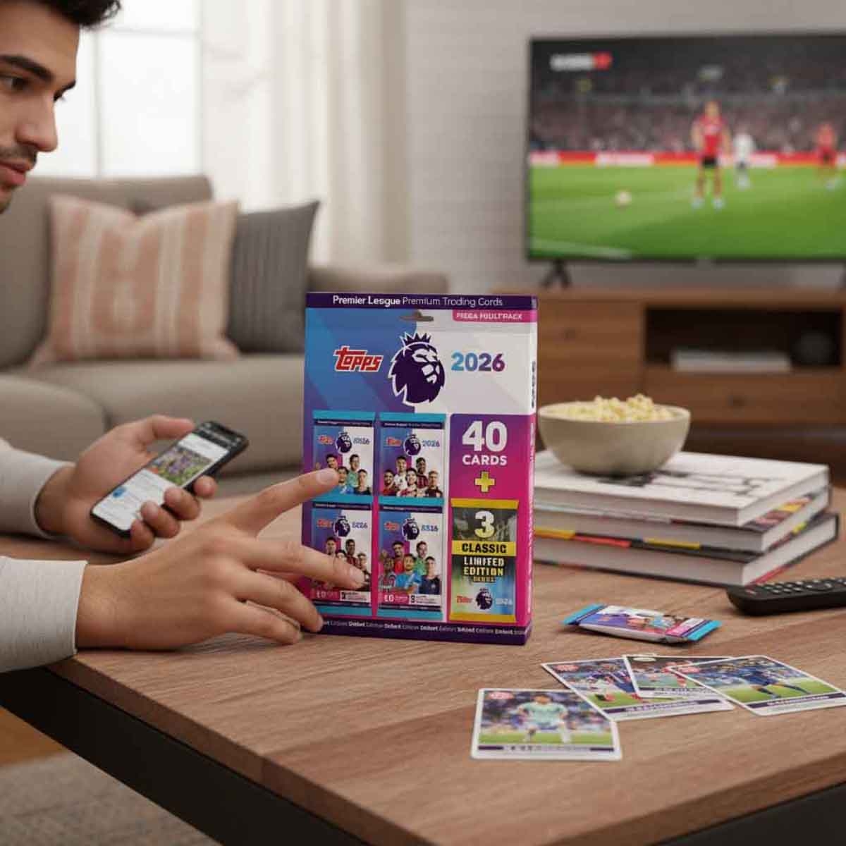 توبس الدوري الإنجليزي الممتاز 2025/26 باكيت ميغا متعدد – لعبة بطاقات