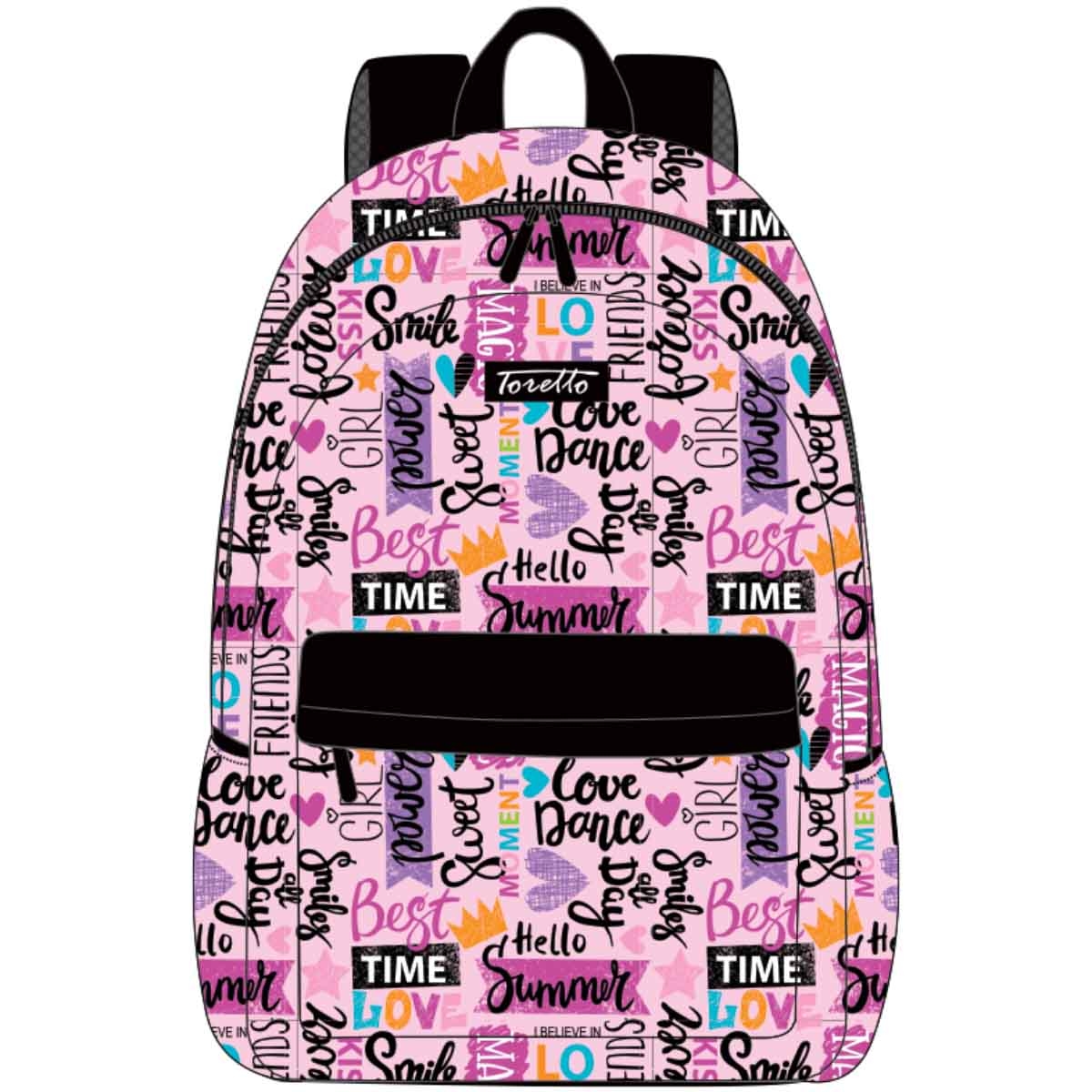 Toretto 4-Piece M2225 Backpack, Lunch Bag, Water Bottle & Pencil Case Set