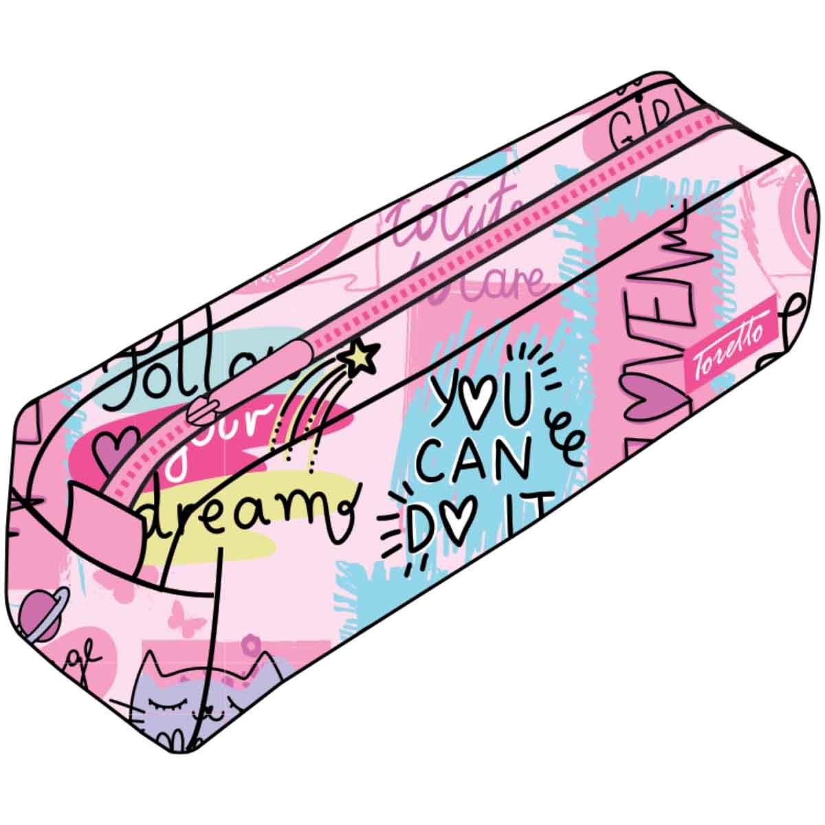 Toretto 4-Piece M2228 Backpack, Lunch Bag, Water Bottle & Pencil Case Set