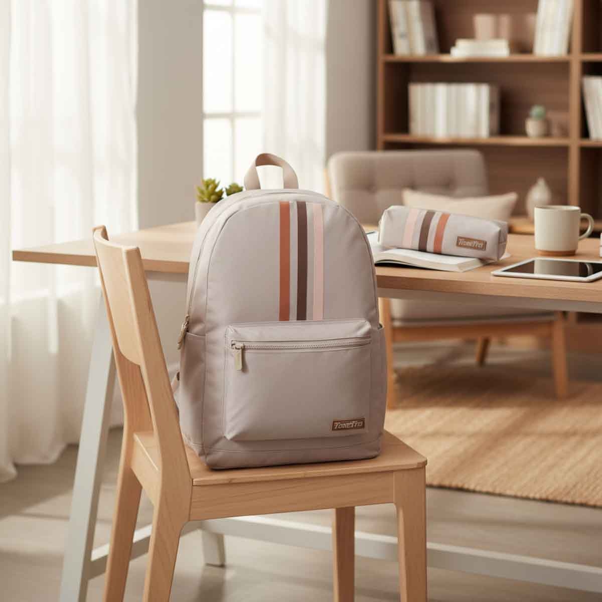 Toretto Lightweight Design Back-To-School Backpack with Pencil Case