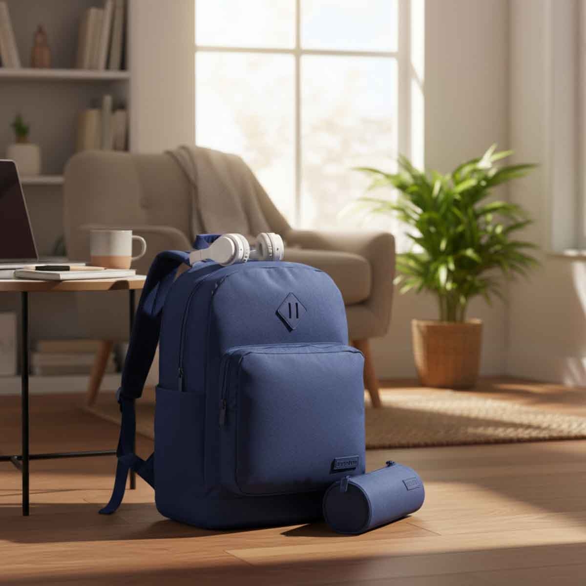 Toretto Ergonomic & Spacious Kids Backpack with Pencil Case