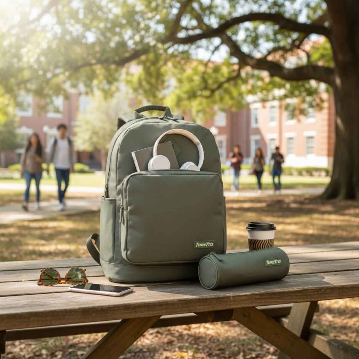 Toretto Lightweight & Durable Backpack with Pencil Case