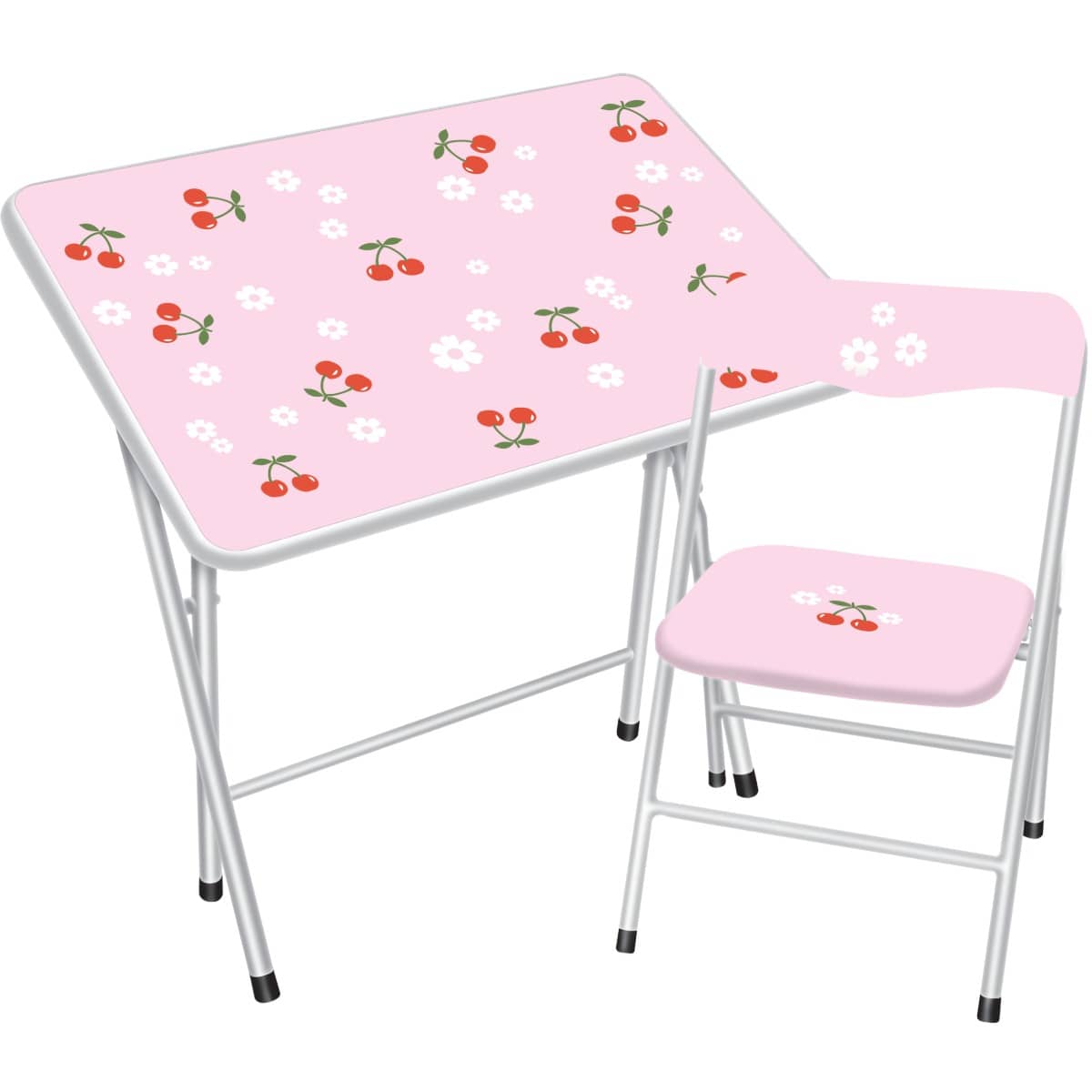 Torreto Cherries Table & Chair Set Girls, 3-4 Years