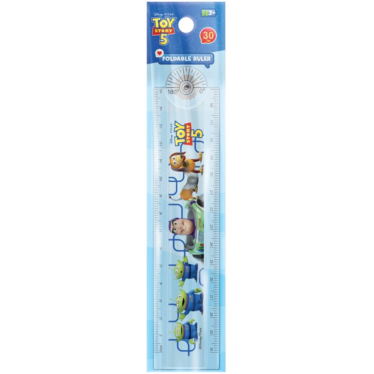 Disney & Pixar Toy Story 12" Folding Ruler Unisex, 3-4 Years