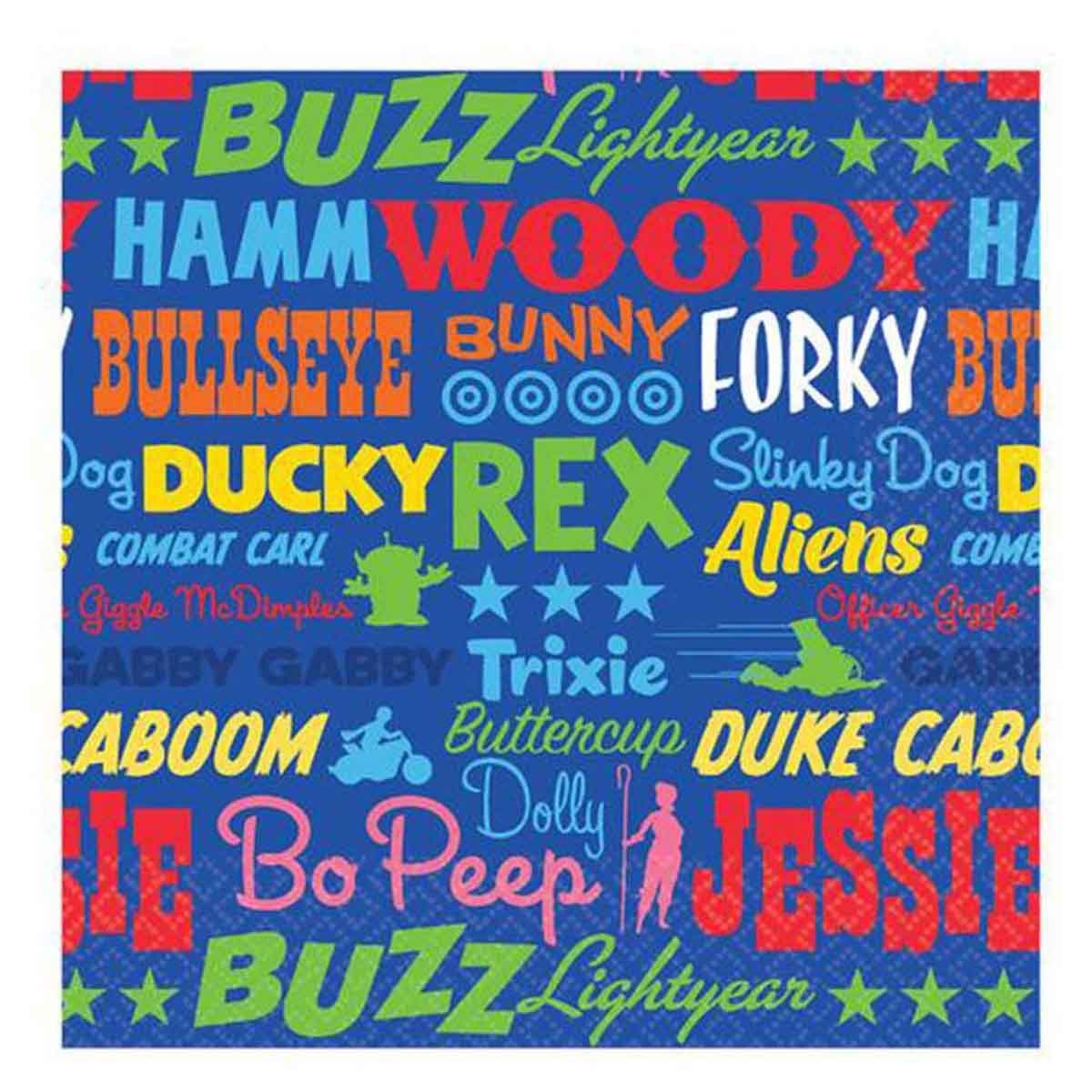 Disney & Pixar Toy Story 4 16-Piece Beverage Napkins