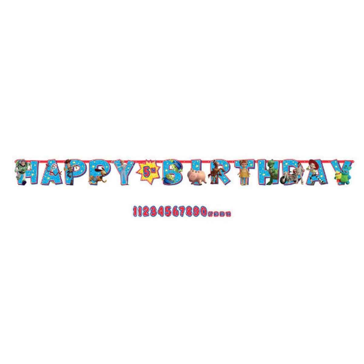 Disney & Pixar Toy Story 4 Jumbo Add-An-Age Banner