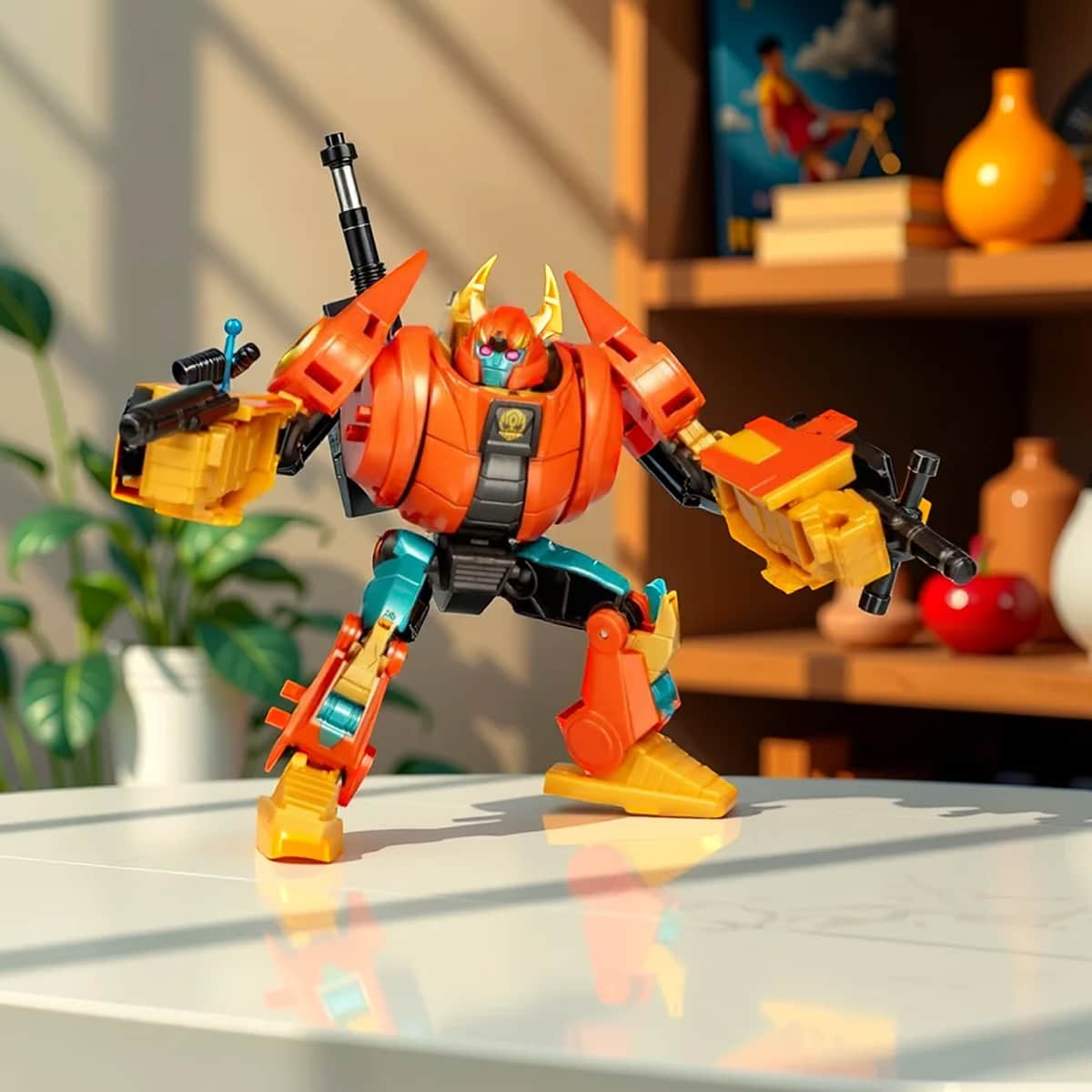 Transformers 5″ Earthspark Deluxe Jawbreaker Action Figure Unisex, 5 - 7 Years