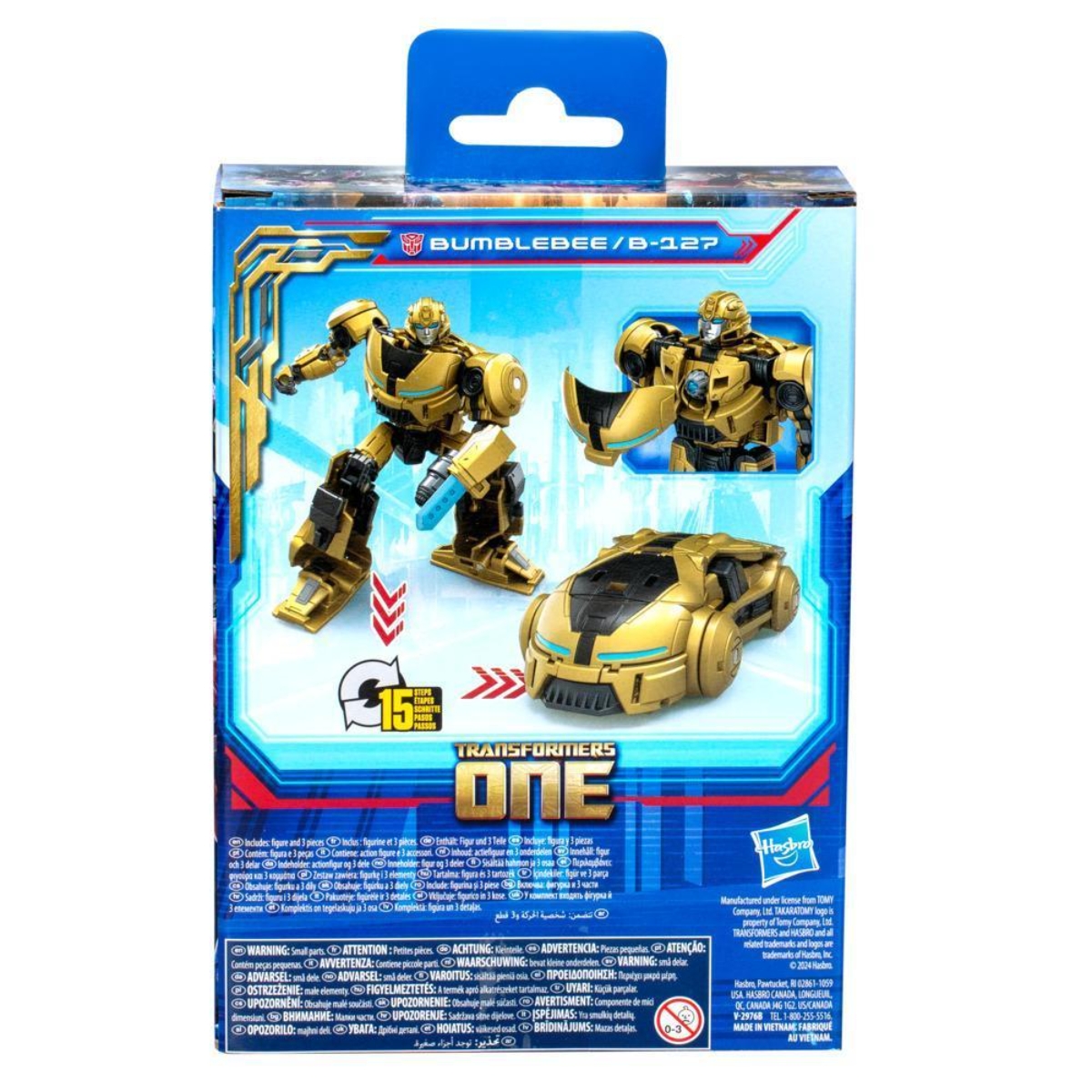 Transformers 5″ TF1 Prime Changer Bumblebee / B-127 Action Figure Unisex, 5-7 Years