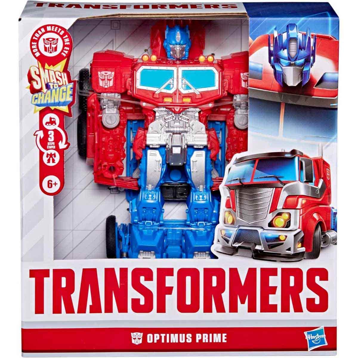 Transformers Core Smash Changers Optimus Prime Action Figure Unisex, 5-7 Years