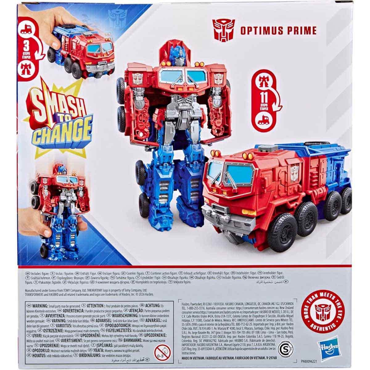 Transformers Core Smash Changers Optimus Prime Action Figure Unisex, 5-7 Years