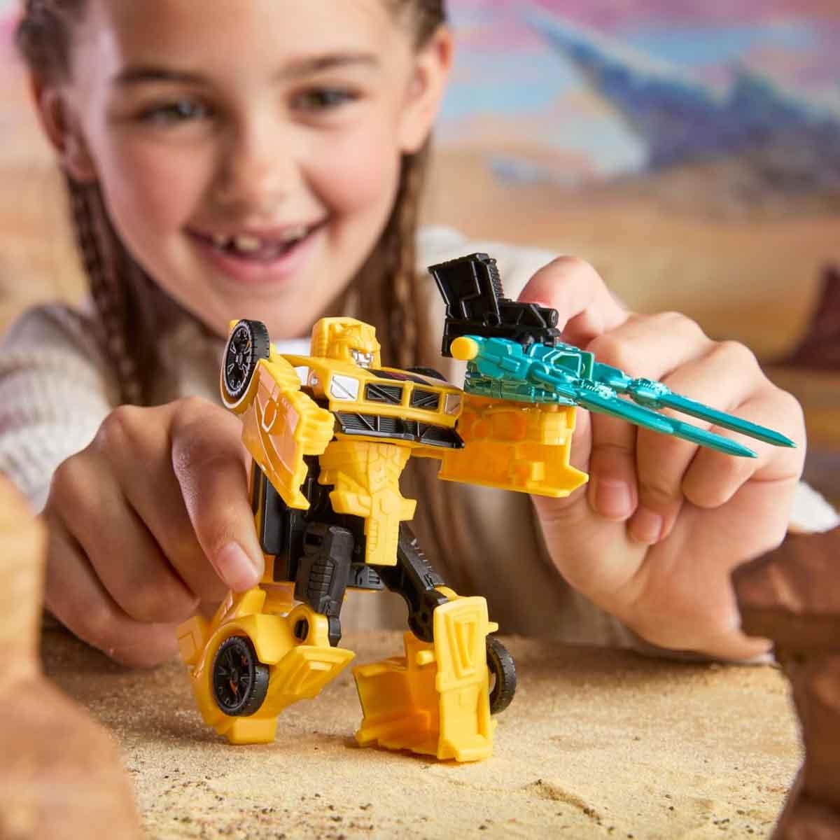 Transformers Cyberworld Armor Bumblebee Action Figure Unisex, 5-7 Years