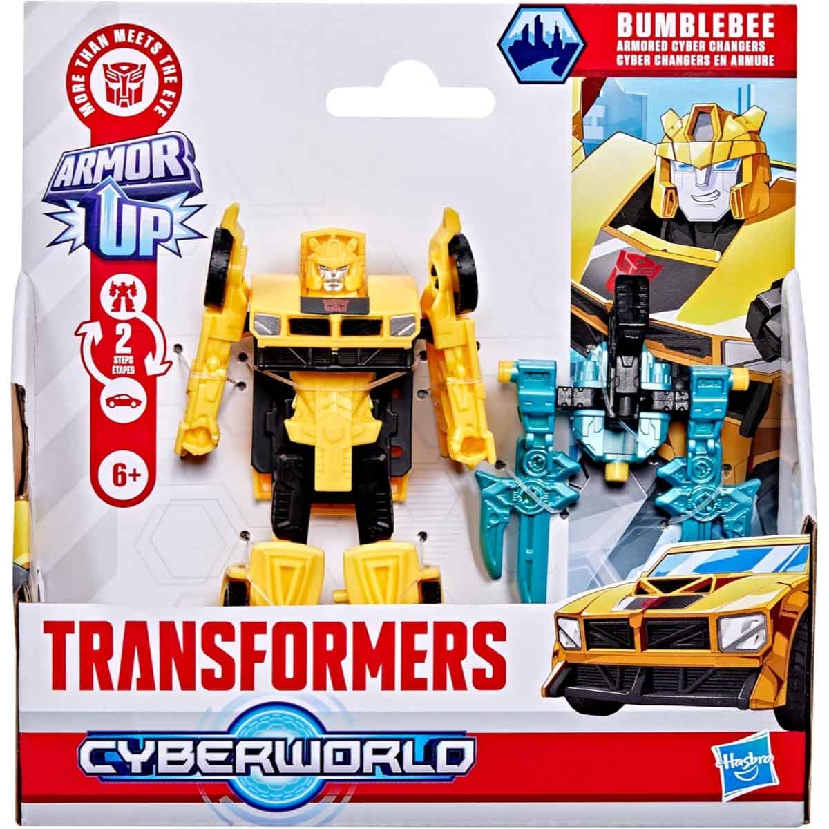 Transformers Cyberworld Armor Bumblebee Action Figure Unisex, 5-7 Years
