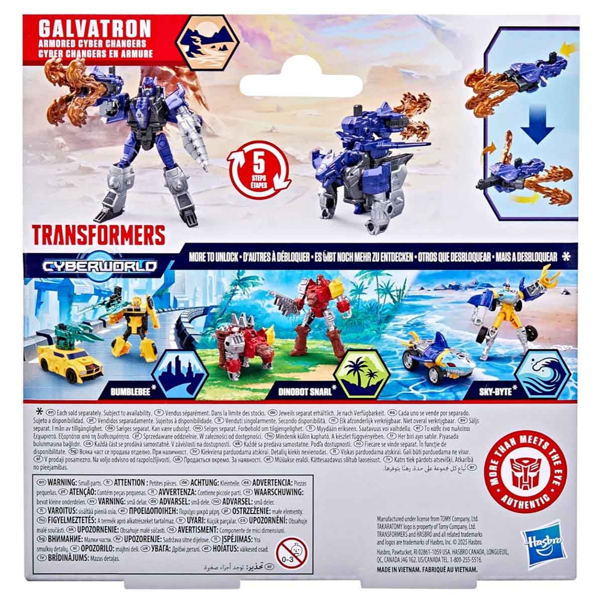 Transformers Cyberworld Armor Galvatron Action Figure Unisex, 5-7 Years