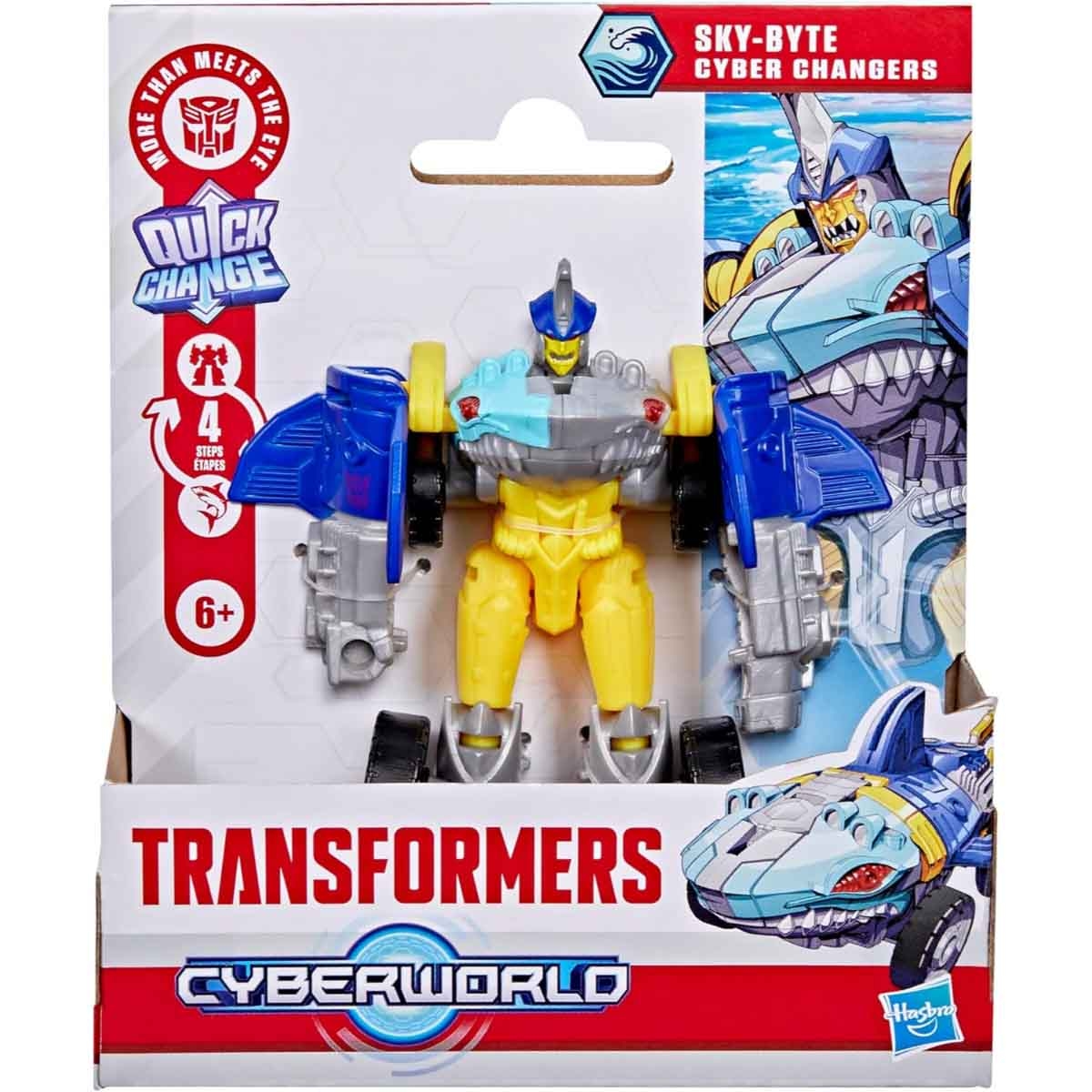 Transformers Cyberworld CC Skybyte Action Figure Unisex, 5-7 Years