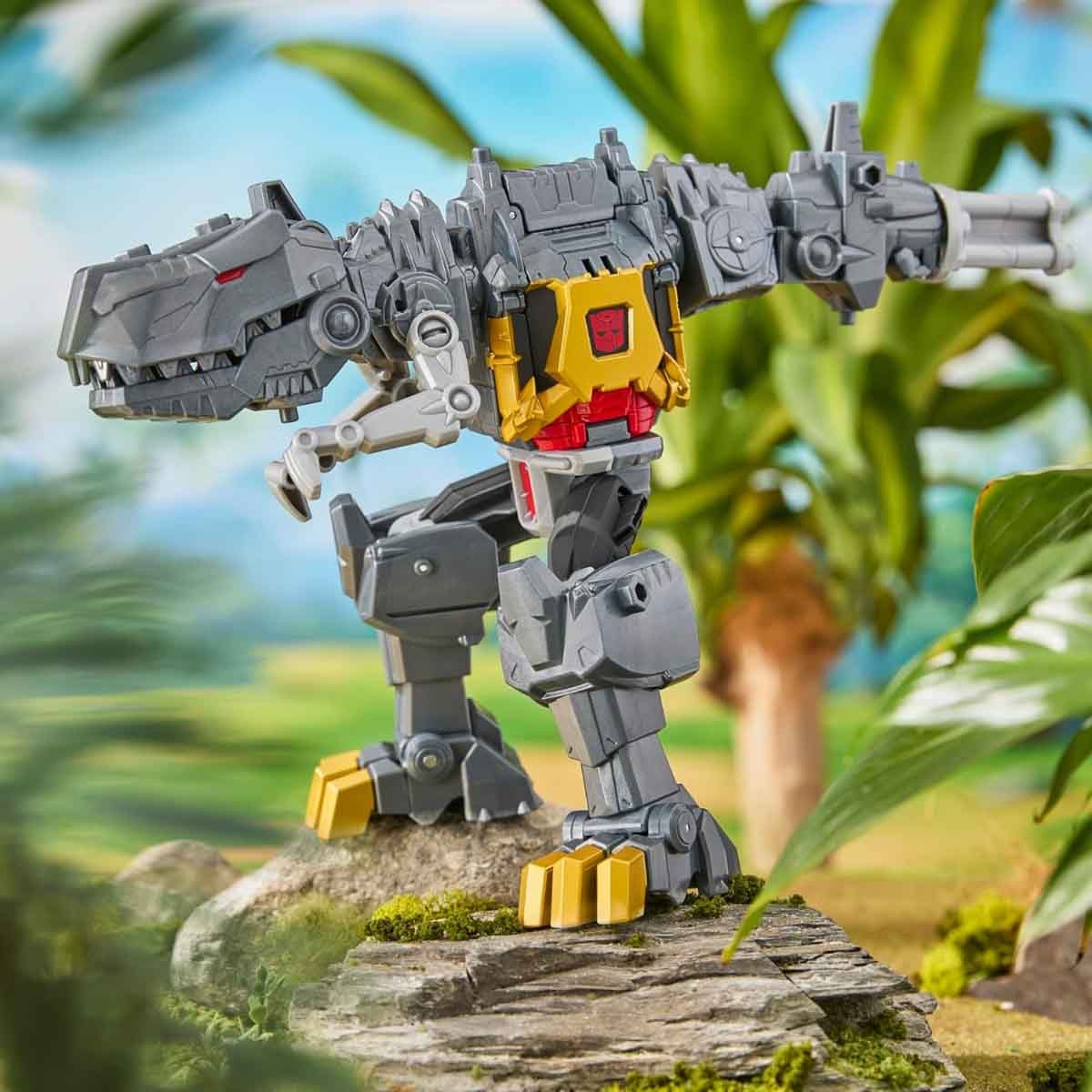 Transformers Cyberworld Chomp & Battle Grimlock Action Figure Unisex, 5-7 Years
