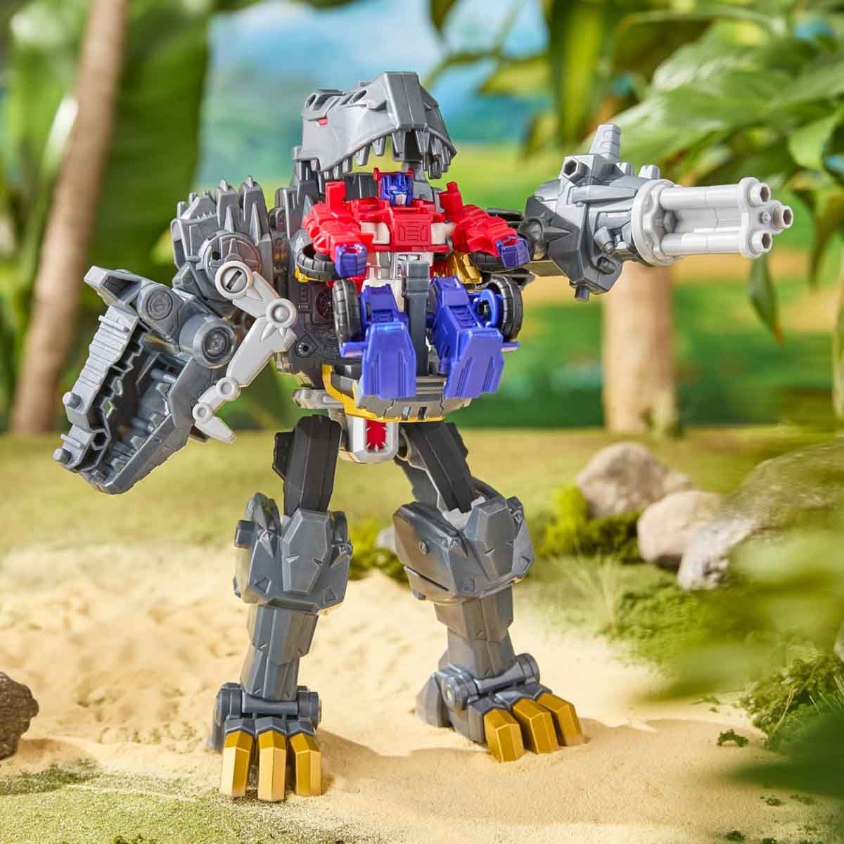 Transformers Cyberworld Chomp & Battle Grimlock Action Figure Unisex, 5-7 Years