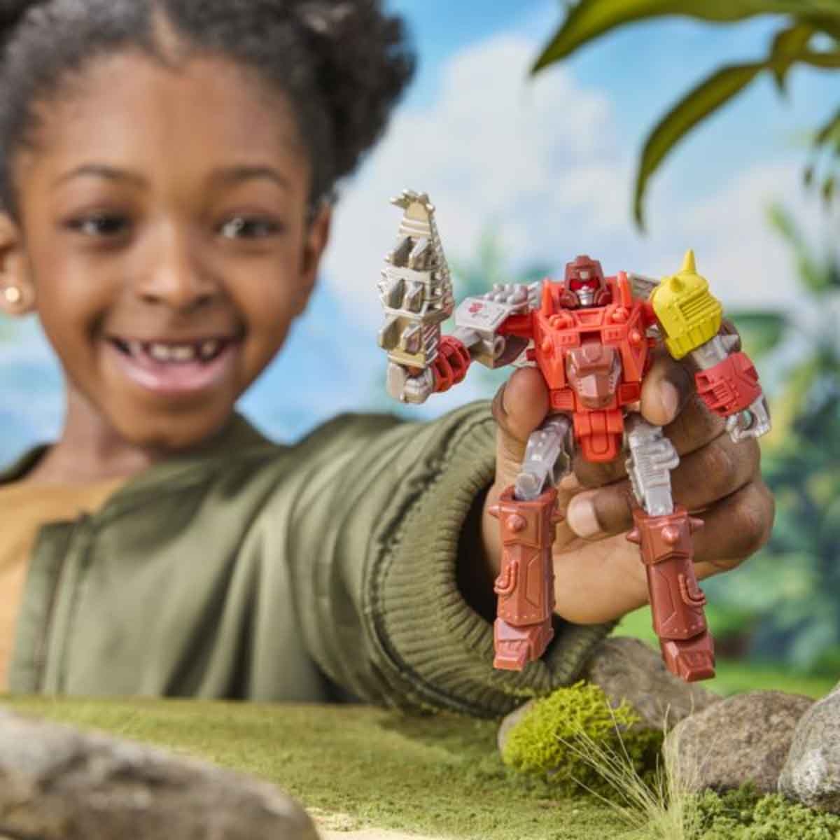 Transformers Cyberworld Dinobot Snarl Cyber Changers Action Figure Unisex, 3-4 Years