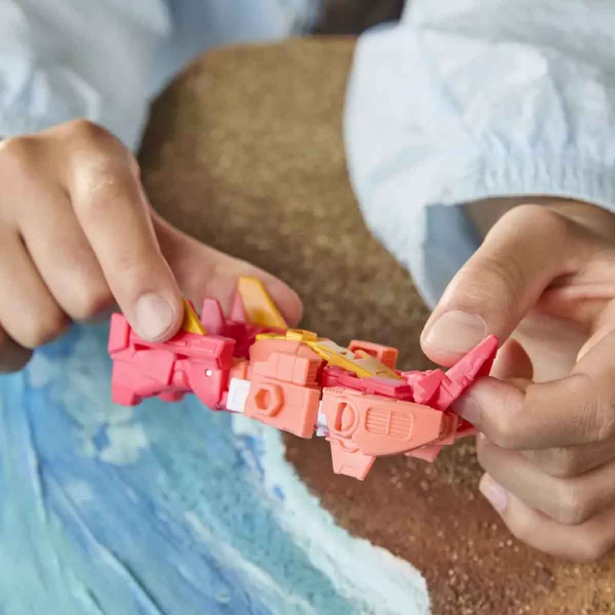 Transformers Cyberworld Elita 1 Cyber Changers Action Figure Unisex, 3-4 Years