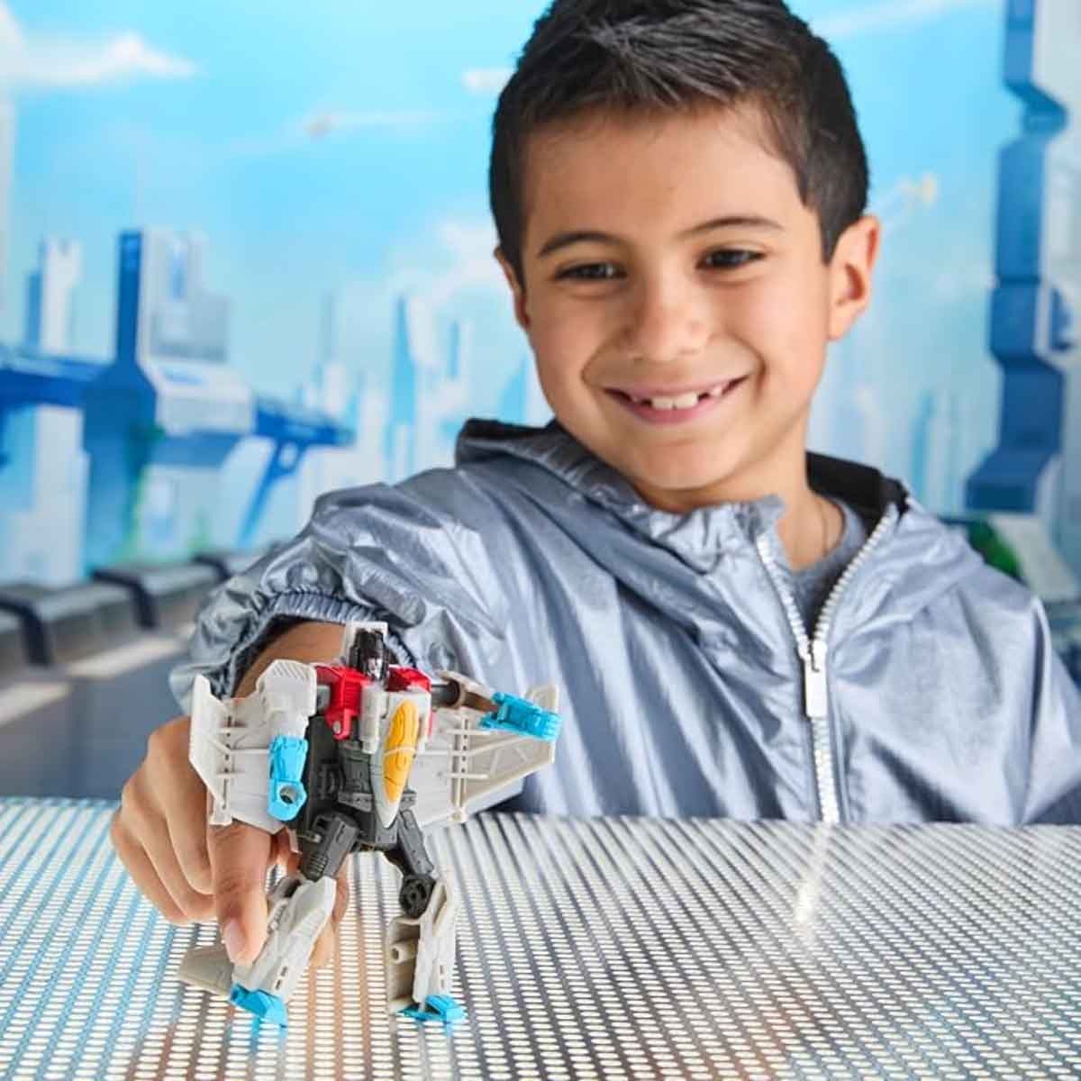 ترانسفورمرز سايبر وورلد شخصية ستارسكريم سايبر تشينجرز للجنسين من عمر 3-4 سنوات