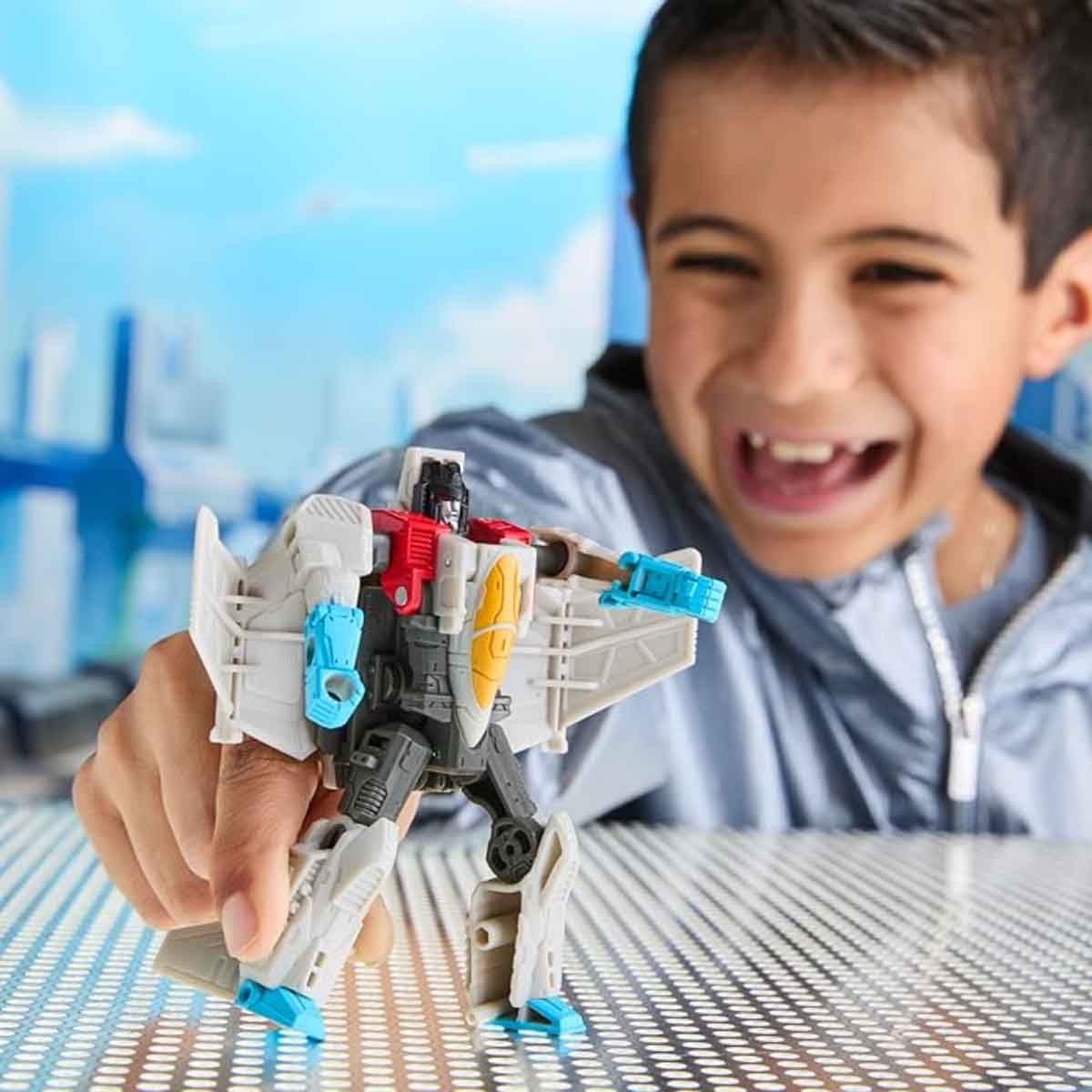 ترانسفورمرز سايبر وورلد شخصية ستارسكريم سايبر تشينجرز للجنسين من عمر 3-4 سنوات