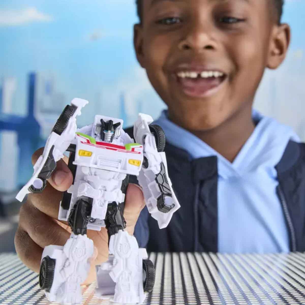 Transformers Cyberworld Wheeljack Cyber Changers Action Figure Unisex, 3-4 Years