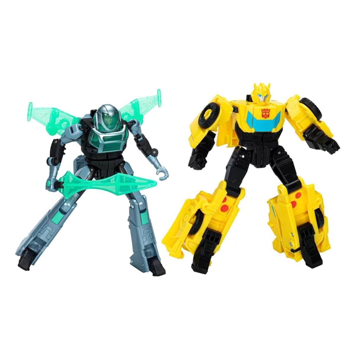 Transformers EarthSpark Cyber-Combiner Bumblebee & Mo Malto Action Figure Boys, 5-7 Years, Pack of 2