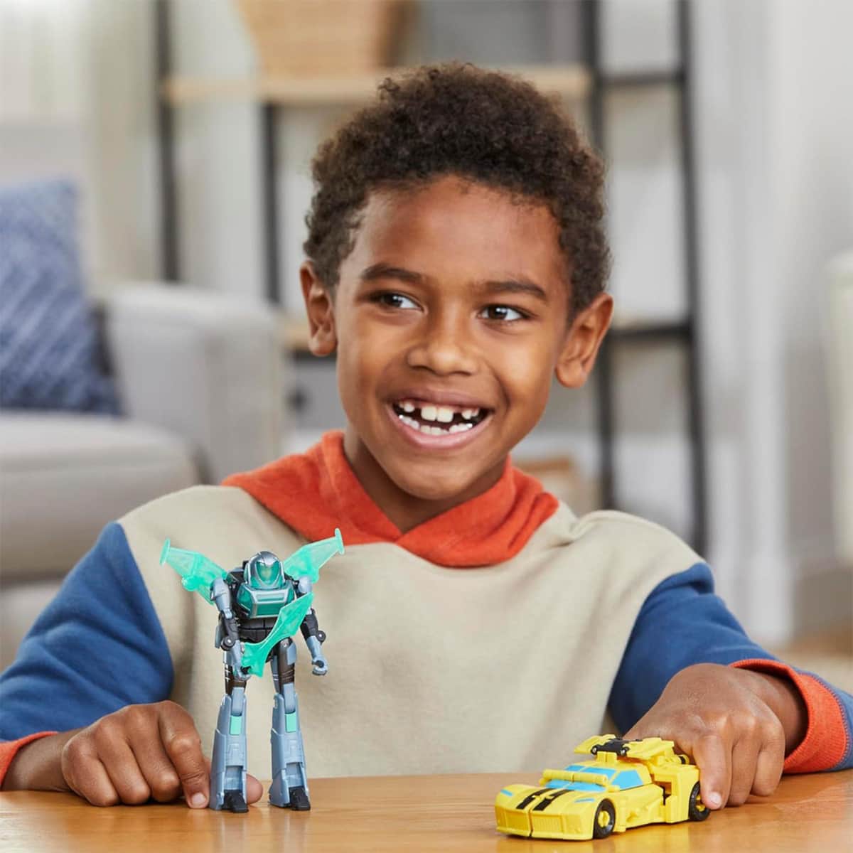 Transformers EarthSpark Cyber-Combiner Bumblebee & Mo Malto Action Figure Boys, 5-7 Years, Pack of 2