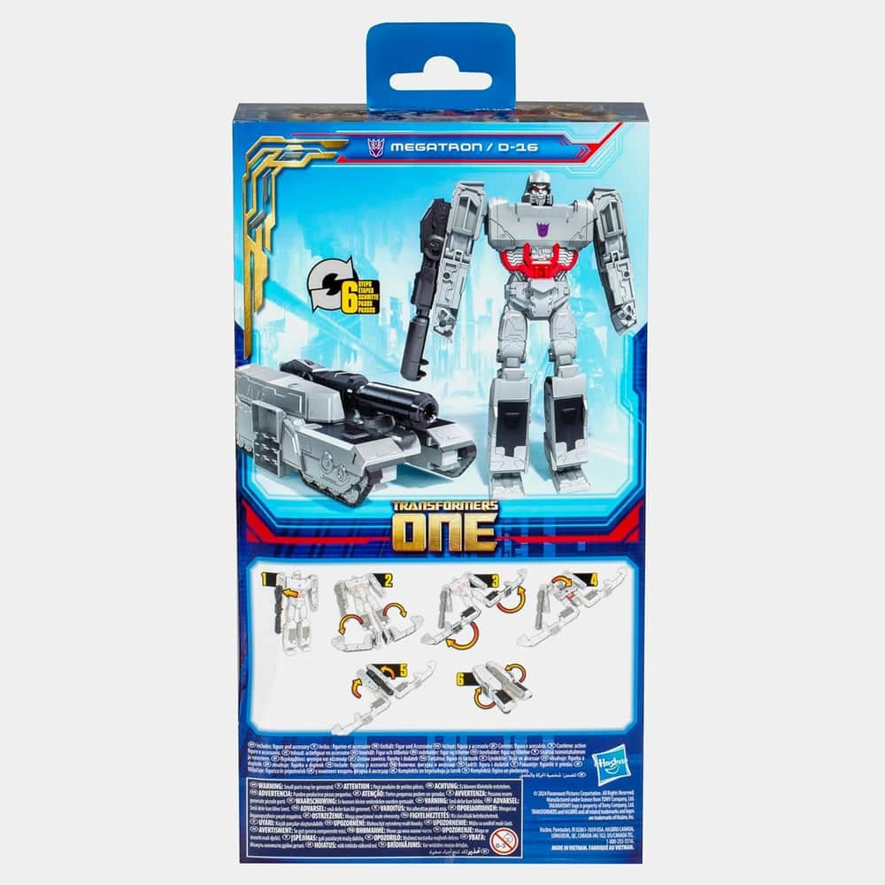 Transformers One 11″ Megatron D-16 Convertible Action Figure Unisex, 5-7 Years