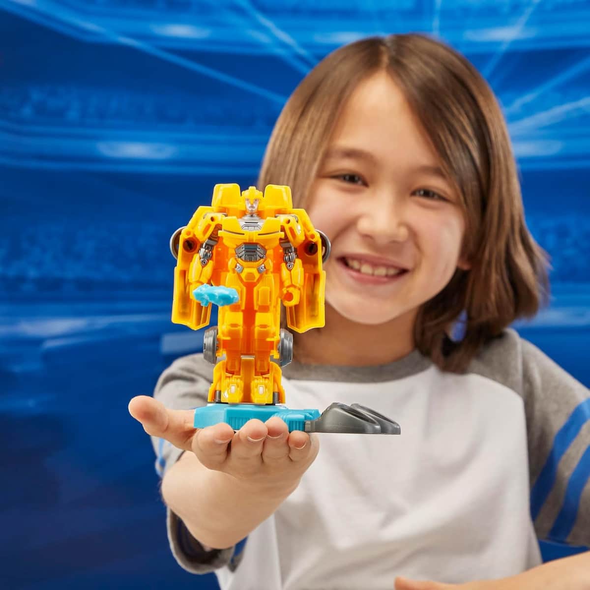 Transformers One 4.5″ Bumblebee B-127 Robot Battlers Action Figure Unisex, 5-7 Years