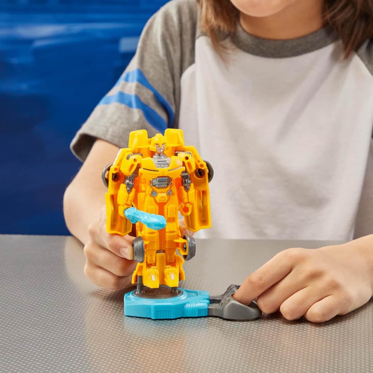 Transformers One 4.5″ Bumblebee B-127 Robot Battlers Action Figure Unisex, 5-7 Years