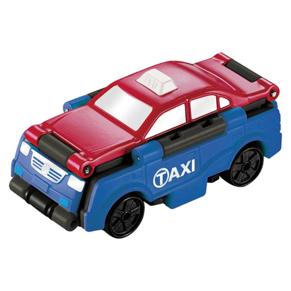 Transracers 2-In-1 City Vehicle Taxi & Pickup Truck Vehicle Playsets Unisex, 3-4 Years