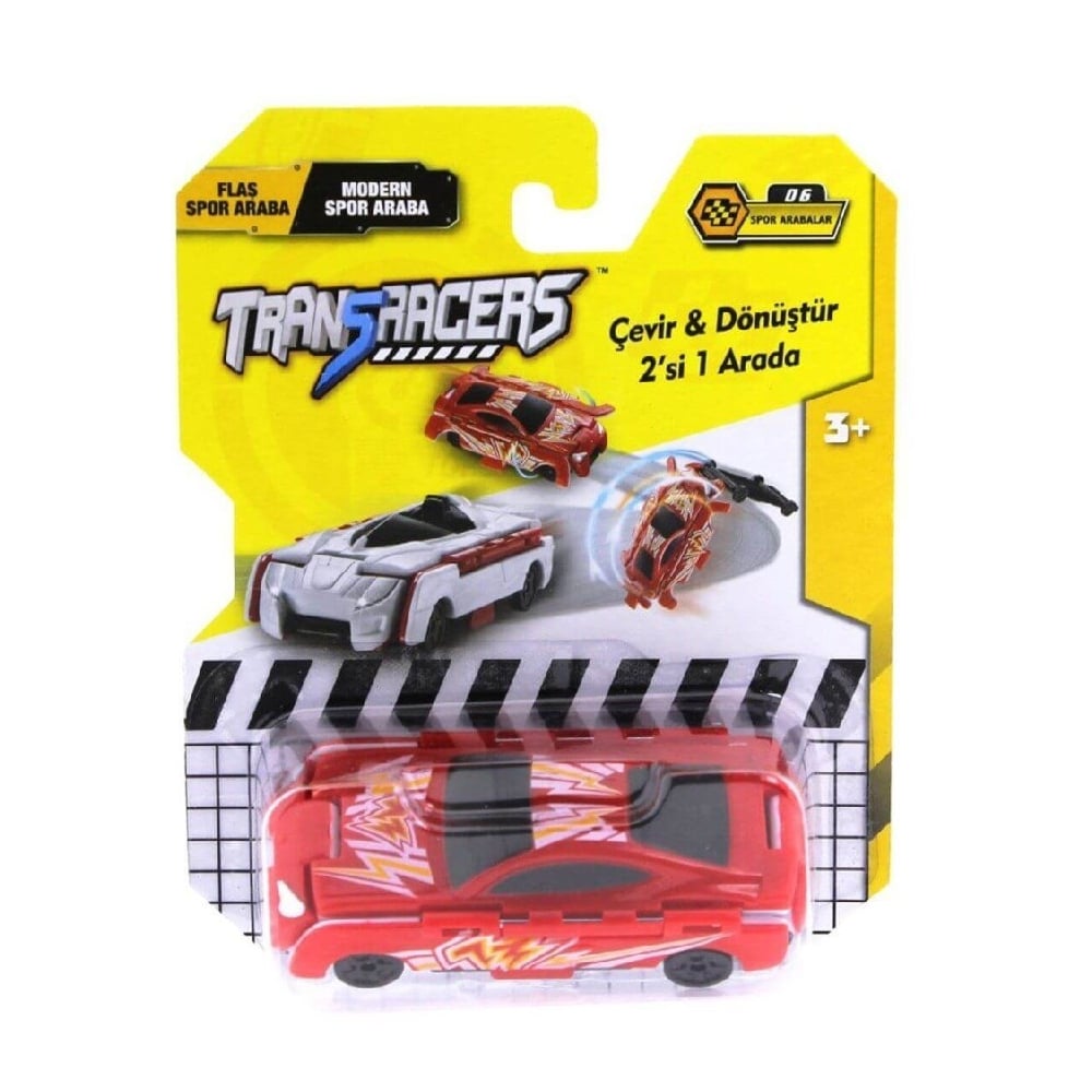 Transracers Flip & Transform Modern Sports Car Boys, 3-4 Years