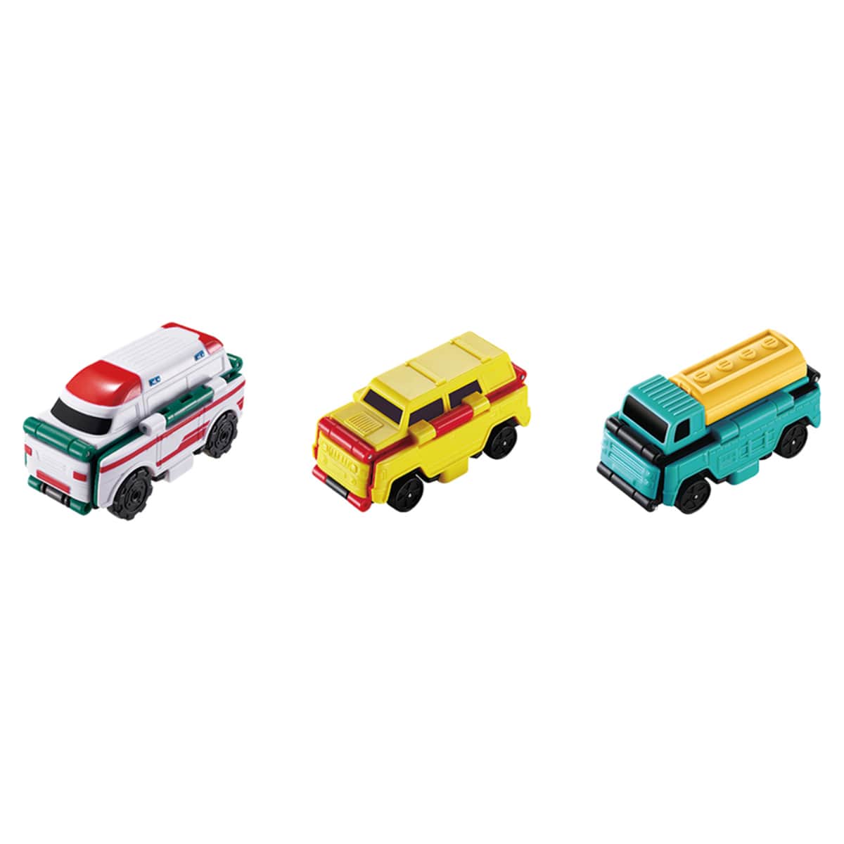 Transracers Special Transport Transforming Car Boys, 3-4 Years, Pack of 3