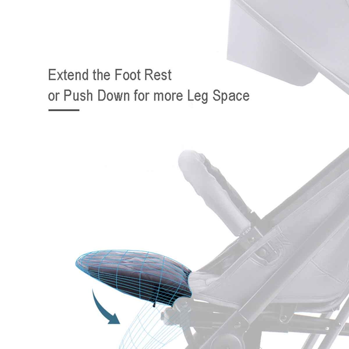 Teknum Black Travel Lite Stroller Toddler, 0-2 Years