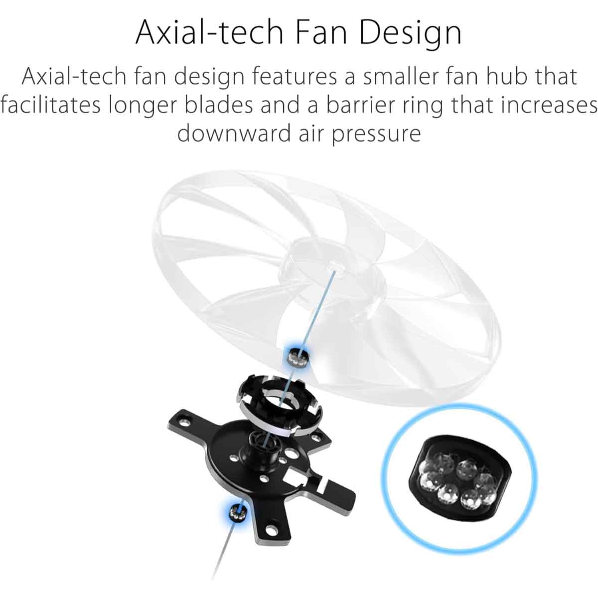 أسوس مزود طاقة تاف للألعاب 1000G باللون الأبيض
