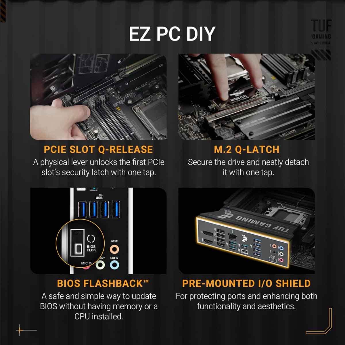 Asus TUF Gaming B850M-Plus Motherboard