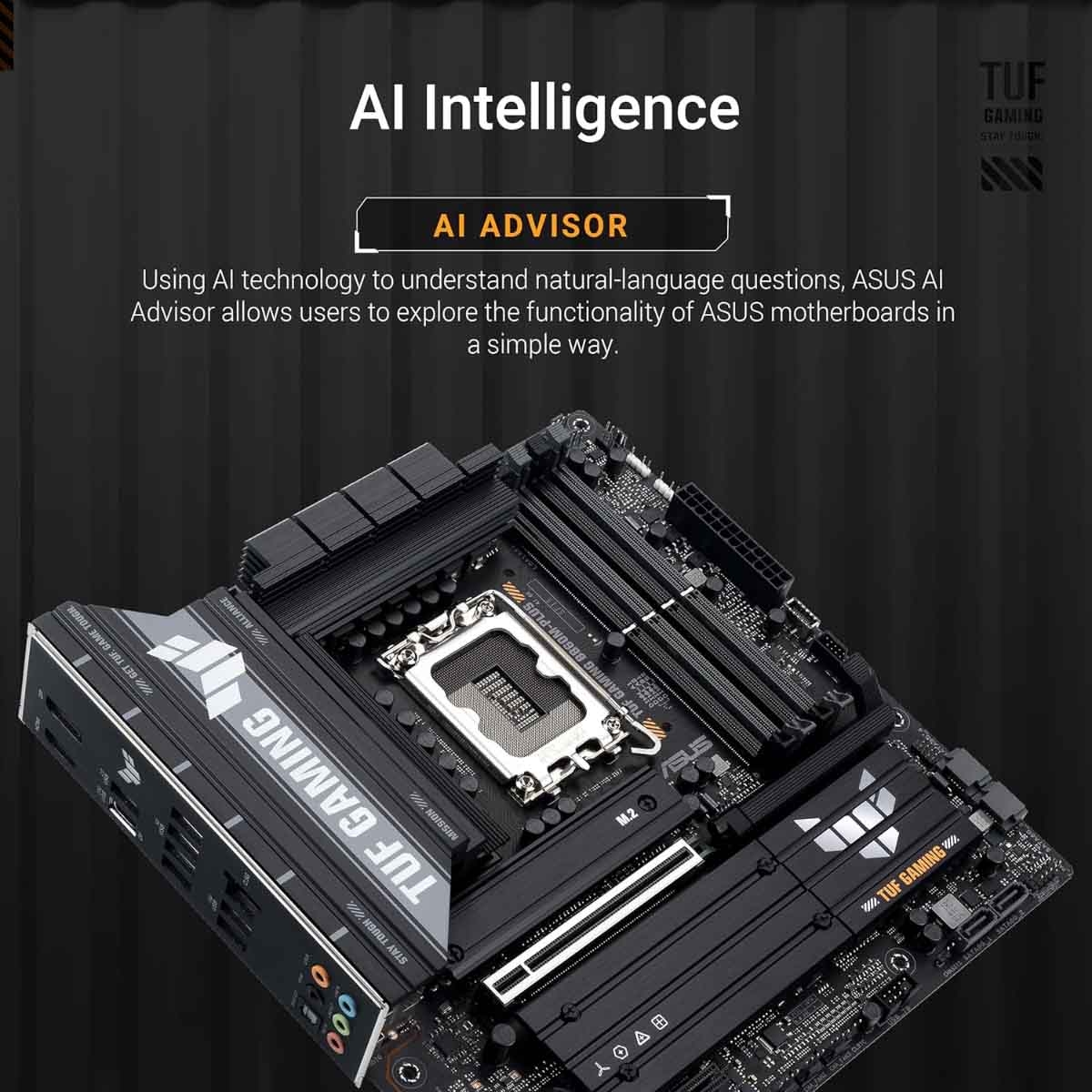 Asus TUF Gaming B860M-Plus Motherboard