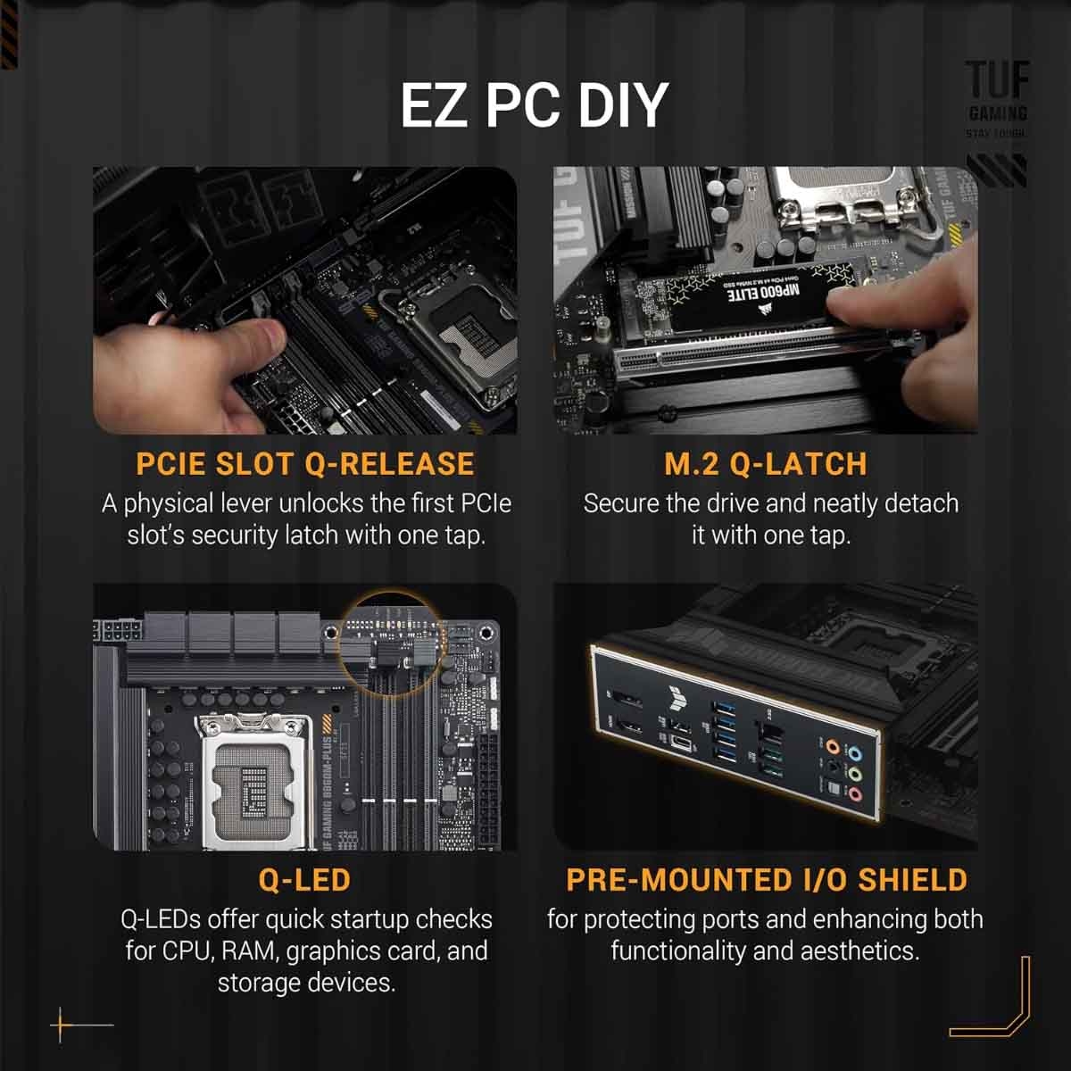 Asus TUF Gaming B860M-Plus Motherboard