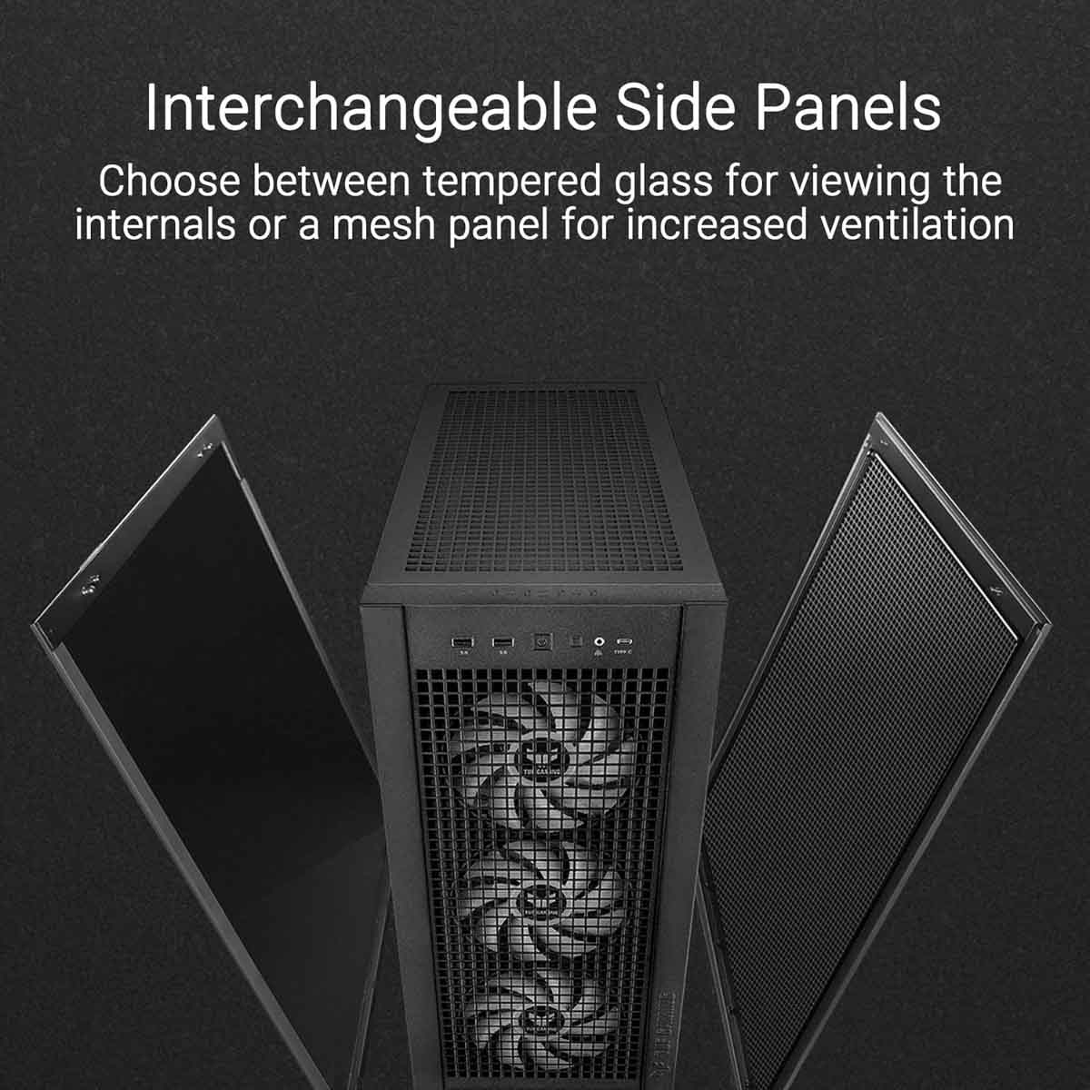 ASUS TUF GT302 ARGB ATX Mid-Tower Gaming PC Case