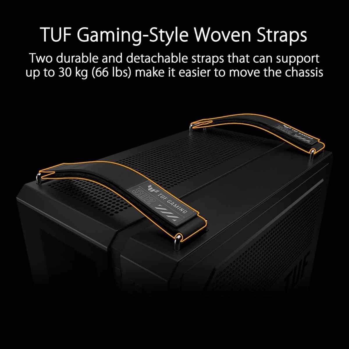 Asus Black TUF Gaming GT502 Horizon TG ARGB Mid-Tower Gaming PC Case