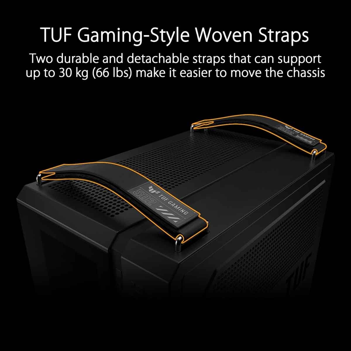 Asus Black TUF Gaming GT502 Horizon TG ARGB Mid-Tower Gaming PC Case