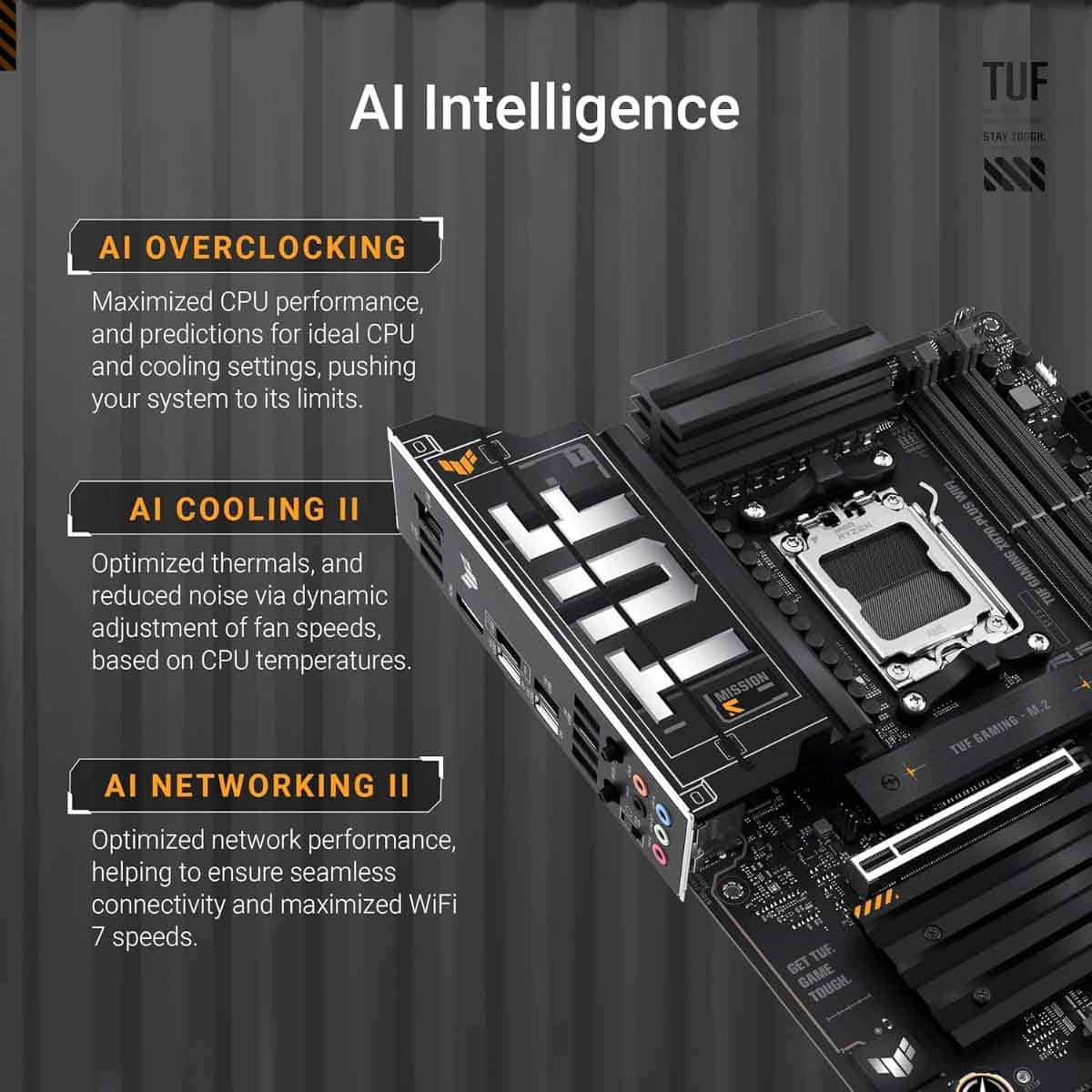 ASUS TUF X870-Plus WiFi Gaming Motherboard