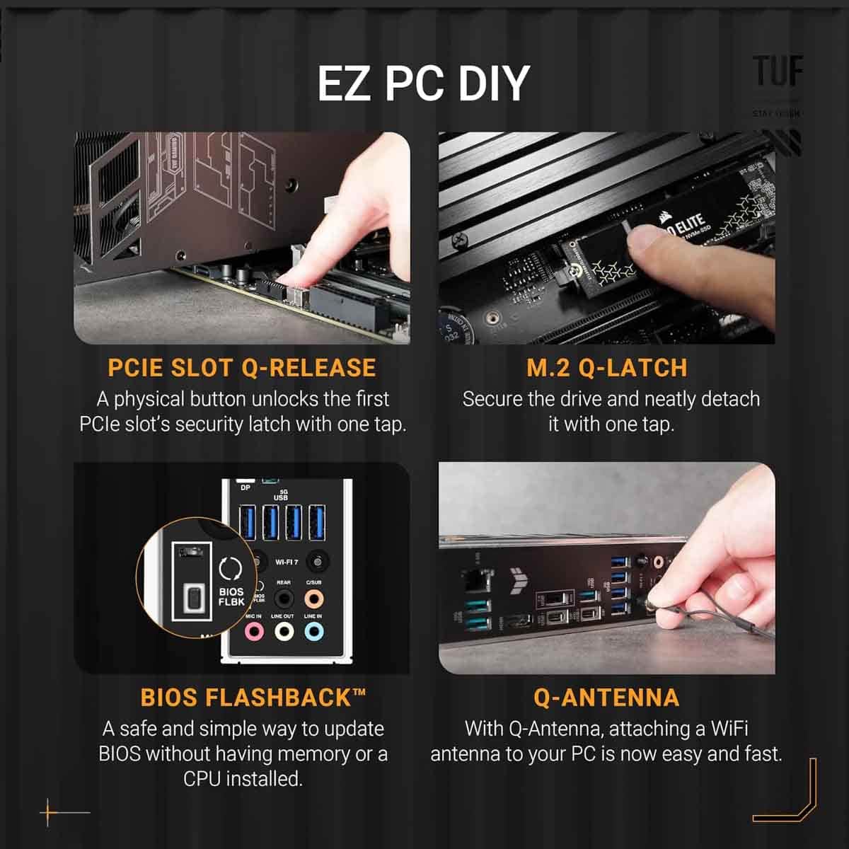 ASUS TUF X870-Plus WiFi Gaming Motherboard