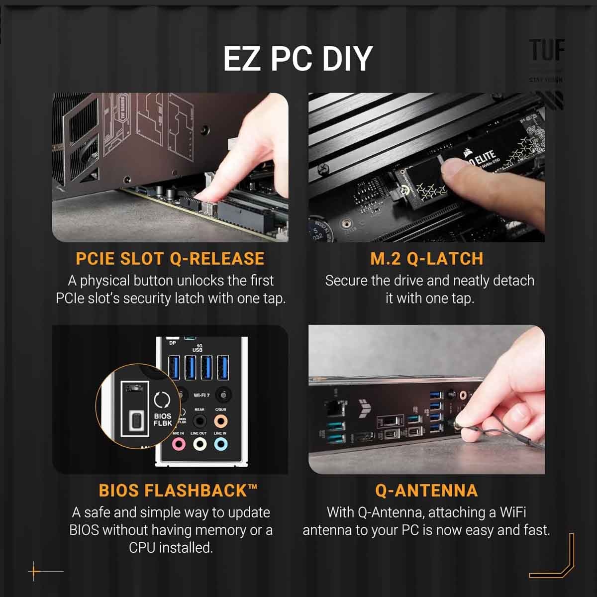 ASUS TUF X870-Plus WiFi Gaming Motherboard