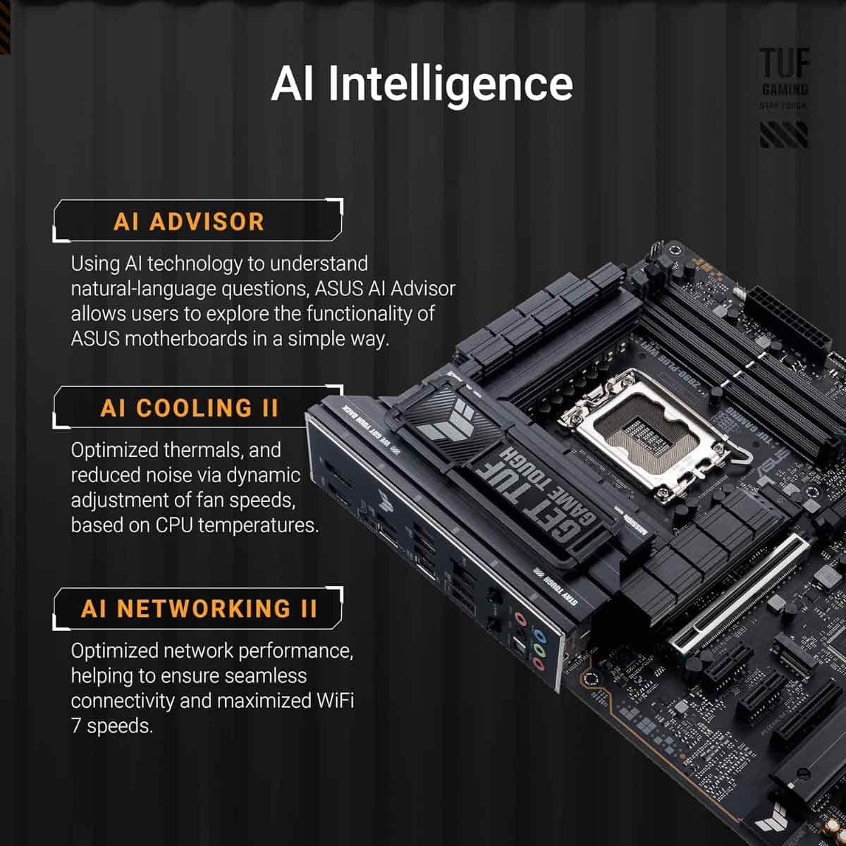 أسوس تاف Z890-بلاس واي فاي لوحة أم للألعاب