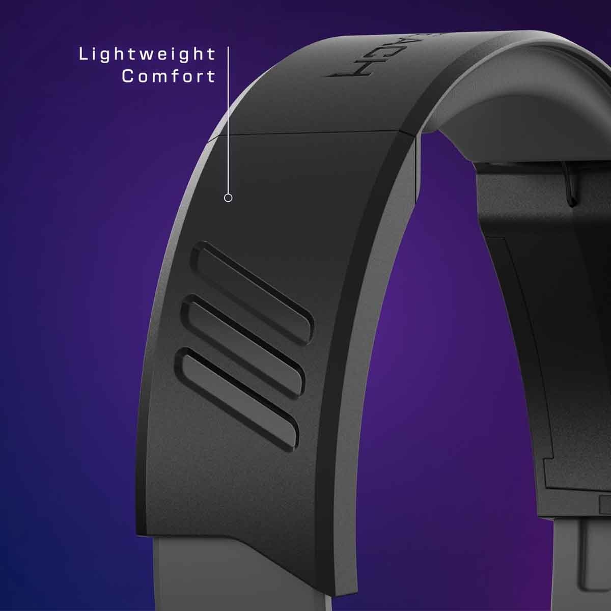 تيرتل بيتش أسود ركون 70 بي سماعة ألعاب سلكية