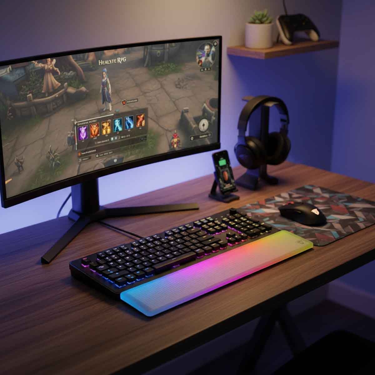 Turtle Beach Black Vulcan II Max Linear Gaming Keyboard