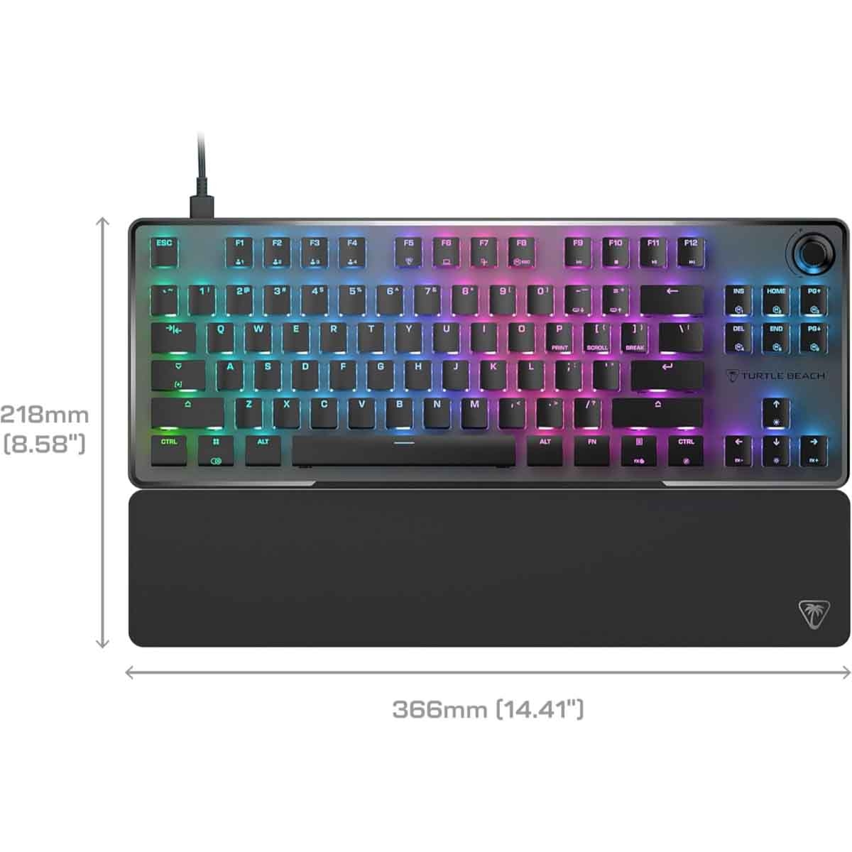 Turtle Beach Black Vulcan II TKL Pro Linear Gaming Keyboard